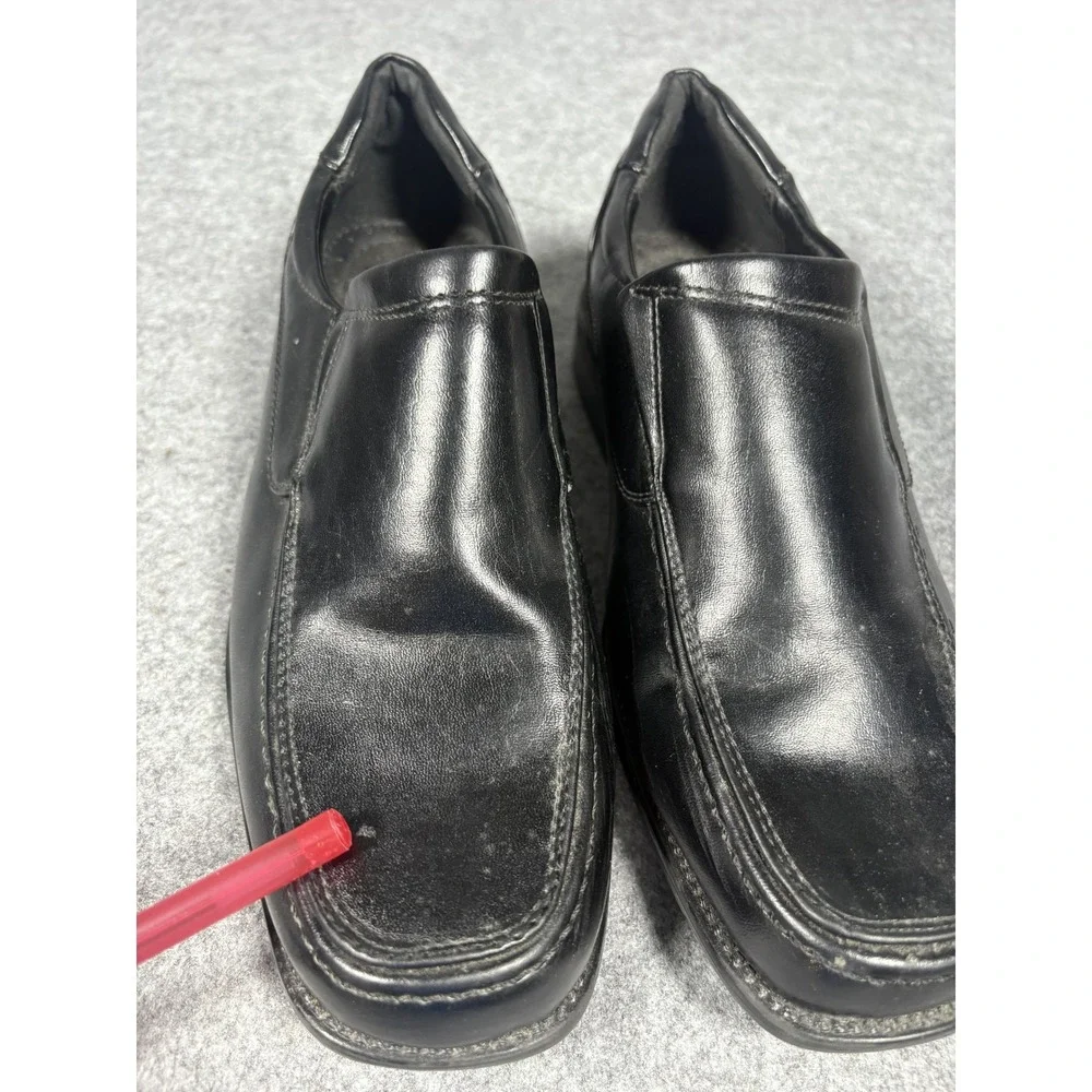 Robert David Lil Tim Dress Shoes 4M Black Slip‎ On Loafers